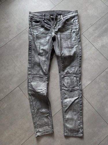 Jeanshose 38 grau silber - gr.,