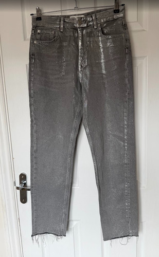 Zara silver metallic foil - zara,