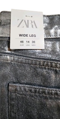 Zara damen jeans silber - zara,