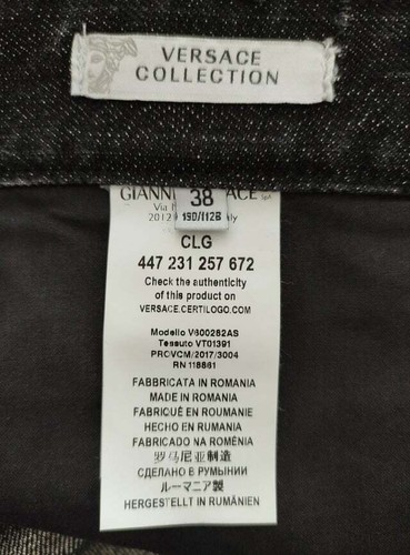 Versace collection baggy jeans - collection,