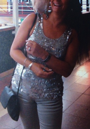 Jeans metallic look - look, von