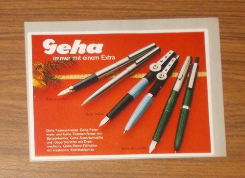 Seltene werbung geha - seltene, metallic