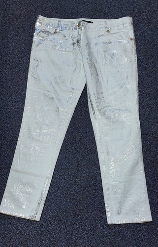 Denny rose jeans weiß silber - denny,